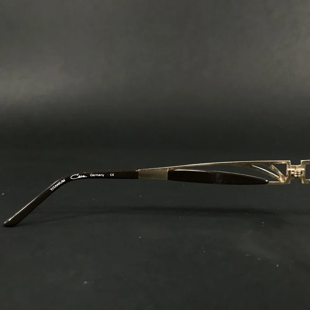 Cazal Eyeglasses Frames MOD.1072 COL.004 Red Gold Square Half Rim 54-16-135